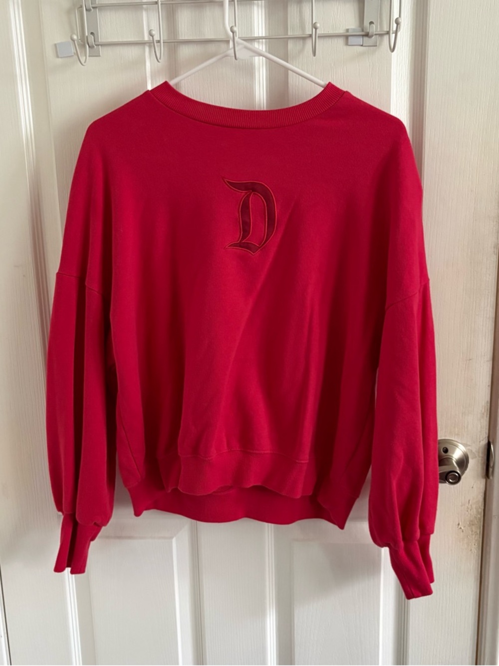 Disney Red Crewneck Sweatshirt